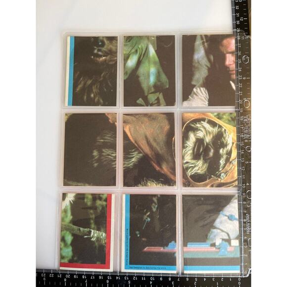 1983 Topps Star Wars Return of The Jedi Series 1 Set Of 24 Yoda Luke Leia Chewy - Picture 5 of 7